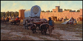 Bent's Fort - Trade Center of the Plains print ff