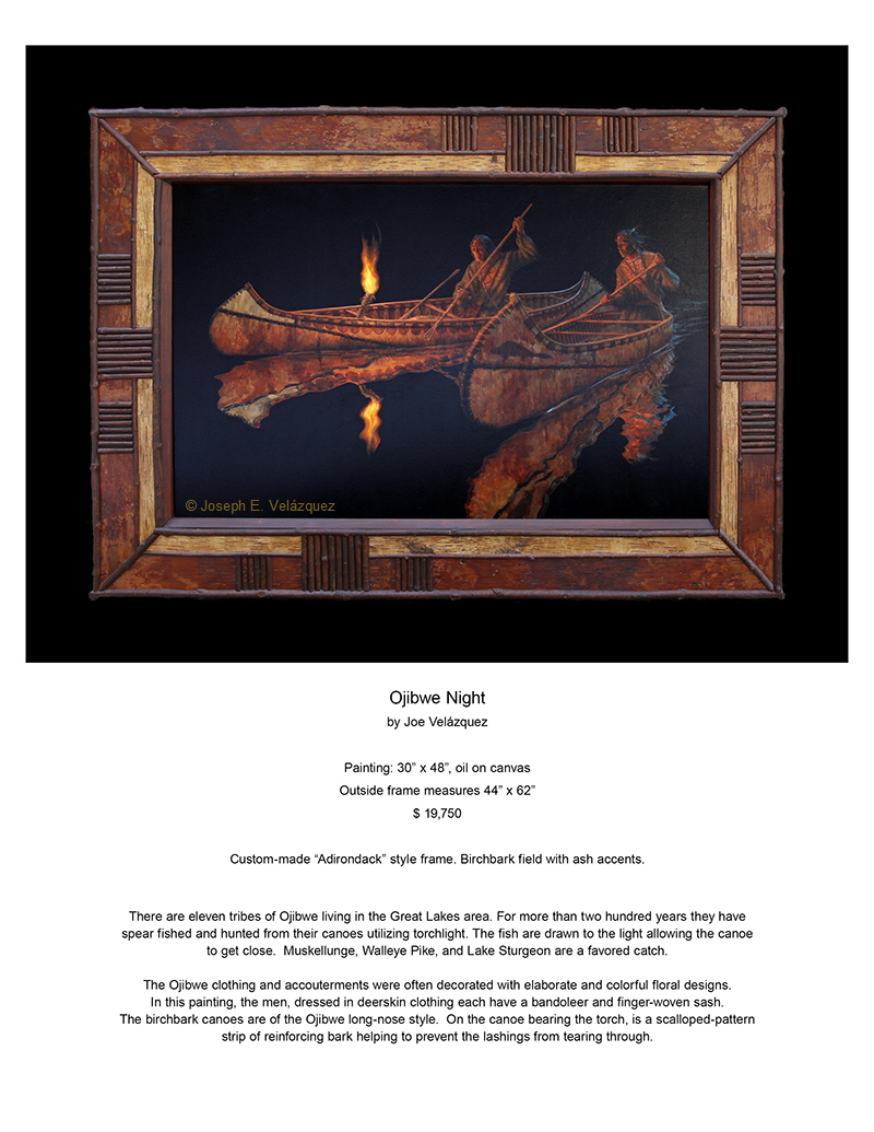 Ojibwe Night framed