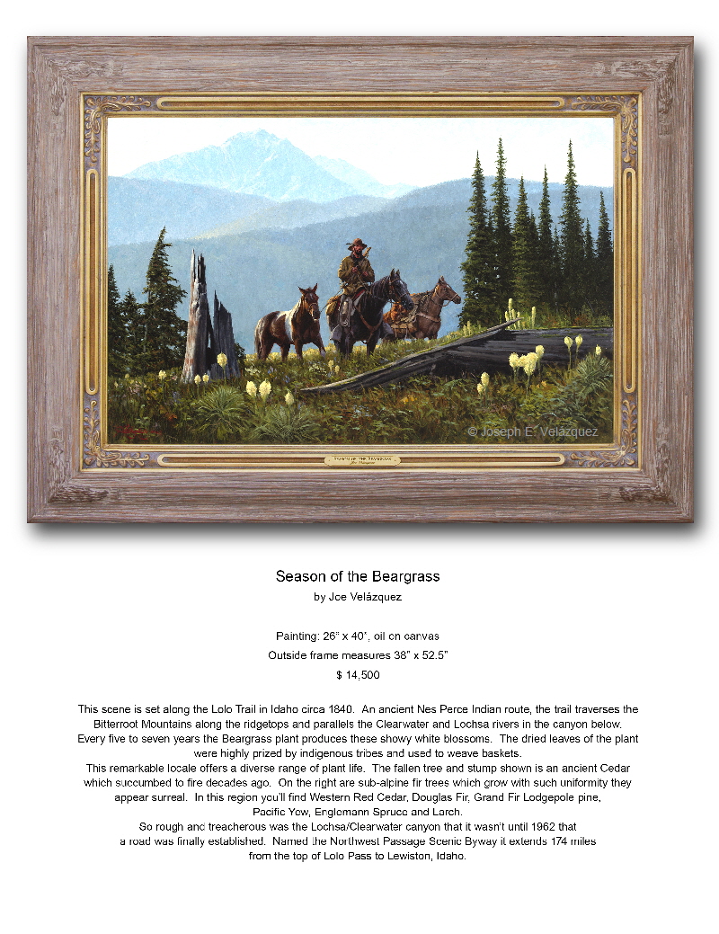 Season of the Beargrass framed